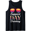 Support Day Drinking Funny Retro Family Beach Vacations Tank Top Made in USA T-Shirts, Hoodie, Sweatshirt | GrindPrints.com