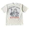 Support Local Kittens Retro Graphic T-Shirt, Vintage 1940 Pop Women Fun Cat Shirt, Funny Cat Shirts, Nostalgia Cat Lovers...