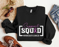 Support Squad Pancreatic Cancer Sweatshirt, Matching Cancer Fighters Sweater, Pancreatic Cancer Warrior, Purple Ribbon...