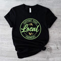 Support Your Local Farmers Shirt, Cute Farm Tee, Farmer Birthday Gift T-shirt, Eat Locally Tee, Local Farm Short Sleeve,...