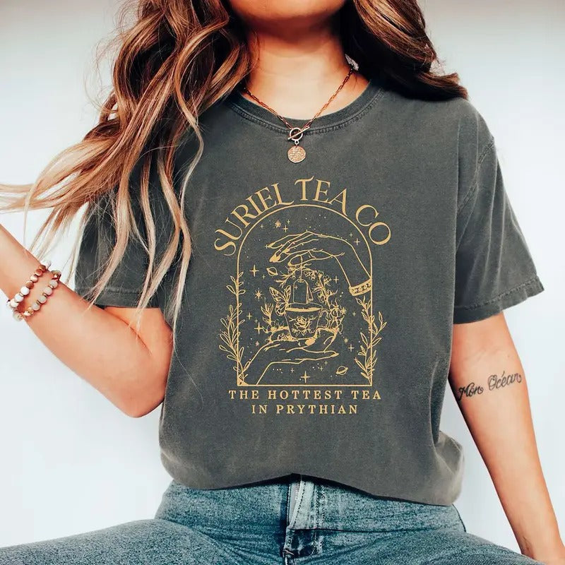 Suriel Tea Co Shirt, A Court Of Thorns And Roses T-Shirt, Bookish Sweatshirt, Suriel Tea Sweatshirt, Booktok Tshirt, Book...