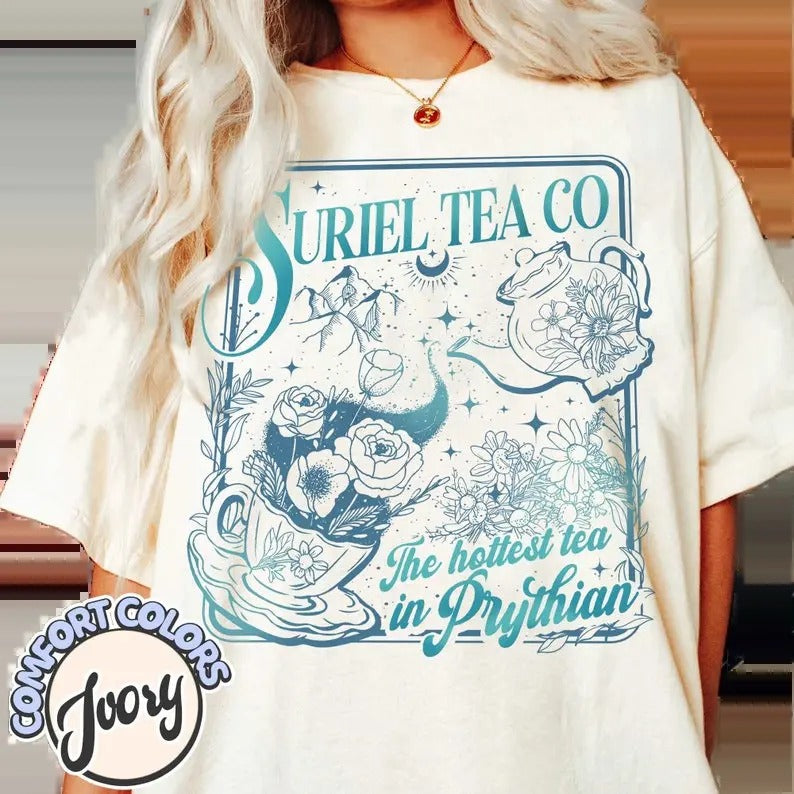 Suriel Tea Co Shirt, Acotar merch, Rhysand,The Night Court Gift Shirt,Sarah J Maas Shirt, Throne of glass Hoodie, Sweatshirt