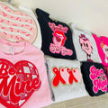 Surprise Valentines Day Chenille Patch Sweatshirt T-Shirts, Hoodie | GrindPrints.com