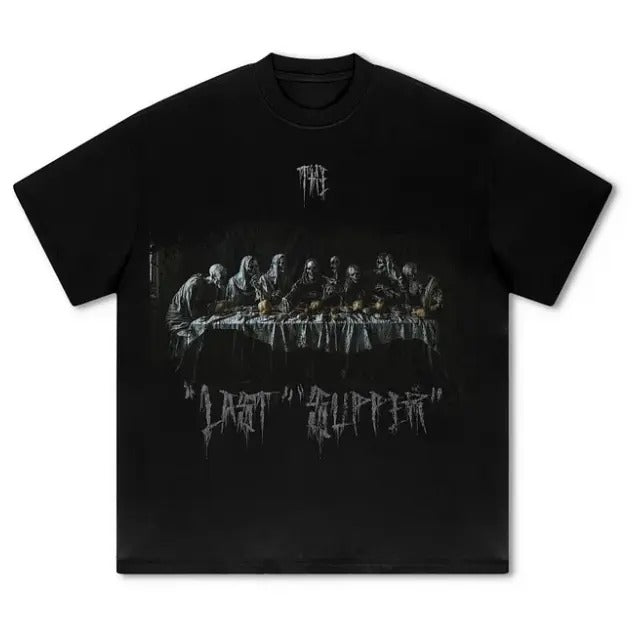 Surreal Dark Last Supper Design Graphics T-Shirt, Sweatshirt, Hoodie Size S- 3XL,Gift For Women Top Womenswear Underwear...