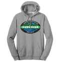 Survivor Outwit Outplay Outlast Logo Hooded Sweatshirt - Oxford Gray T-Shirts, Hoodie | GrindPrints.com