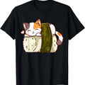 Sushi Cat Kawaii Anime Neko Japanese T-Shirts, Hoodie, Sweatshirt