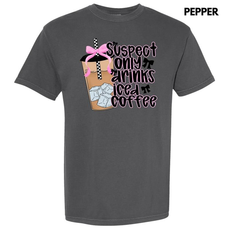 Suspect Drinks Iced Coffee Comfort Colors T-Shirt 'NLB' Hoodie, Sweatshirt | GrindPrints.com