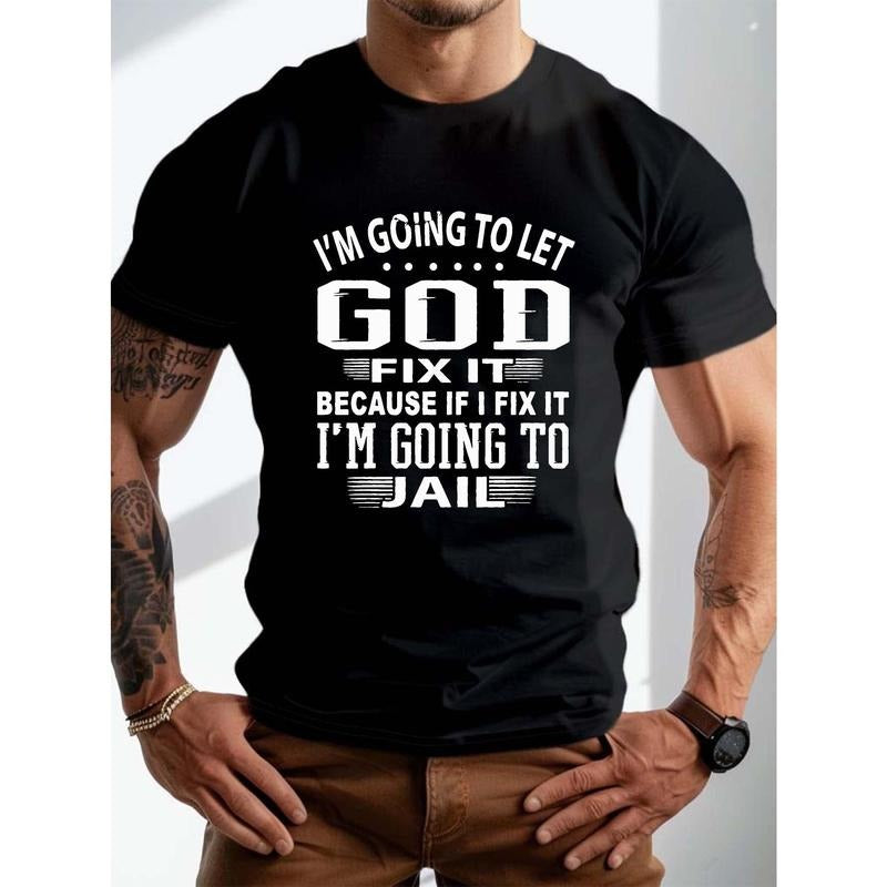 Sweat-wicking Men's god T-Shirt for Freedom of Movement Made in USA Hoodie, Sweatshirt | GrindPrints.com