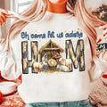 Nativity Scene Christmas T-shirt/Sweater - Oh Come Let Us Adore Him - Coquette Jesus - Baby Jesus - Hand Drawn