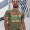 Dad Coach Shirt//T shirt/Hoodie/Sweater - Sports Hero Legend And Gift Tee