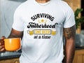 Surviving Fatherhood One Beer At A Time Shirt/T-shirt/Hoodie/Sweater, Funny Father Shirt, Husband Shirt, Fathers Day...