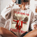 Trumm I'll Be Home For Christmas - Humorous Christmas T-Shirt/Sweatshirt - Classic Fit, 100% Cotton Hoodie | GrindPrints.com