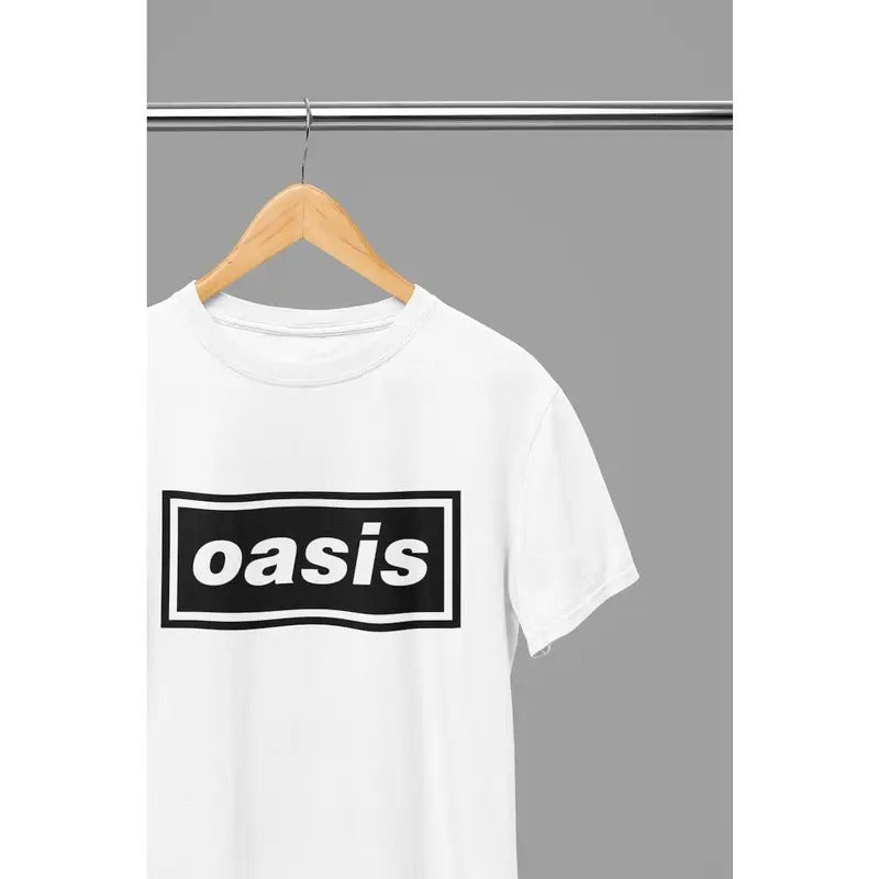 Oasis T-Shirt Band Logo Noel Liam Gallagher Official New T-Shirt/Sweatshirt - Unisex Hoodie | GrindPrints.com