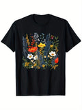 Summery Colorful Wild Flower For Flowers And Herbs Lovers T-Shirt/Sweatshirt Hoodie | GrindPrints.com