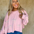 Sweet As Can Be Pink Bow Detail Pullover T-Shirts, Hoodie, Sweatshirt | GrindPrints.com