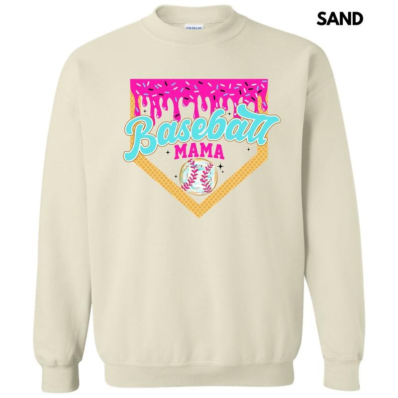 Sweet Baseball Mama Sweatshirt 'NLB' T-Shirts, Hoodie | GrindPrints.com