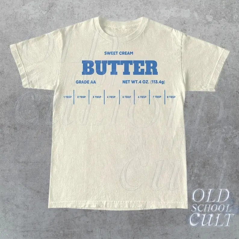Sweet Butter Retro Funny Baking Retro Foodie Cooking Vintage 90s Shirt Meme Shirt Trending Shirt T-Shirts, Hoodie, Sweatshirt