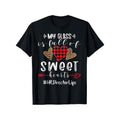 Sweet Hearts Valentine's Day & Christmas Edition - 100% Cotton Black Casual T-Shirt, Regular Fit S-XXXL, Knit Fabric with...