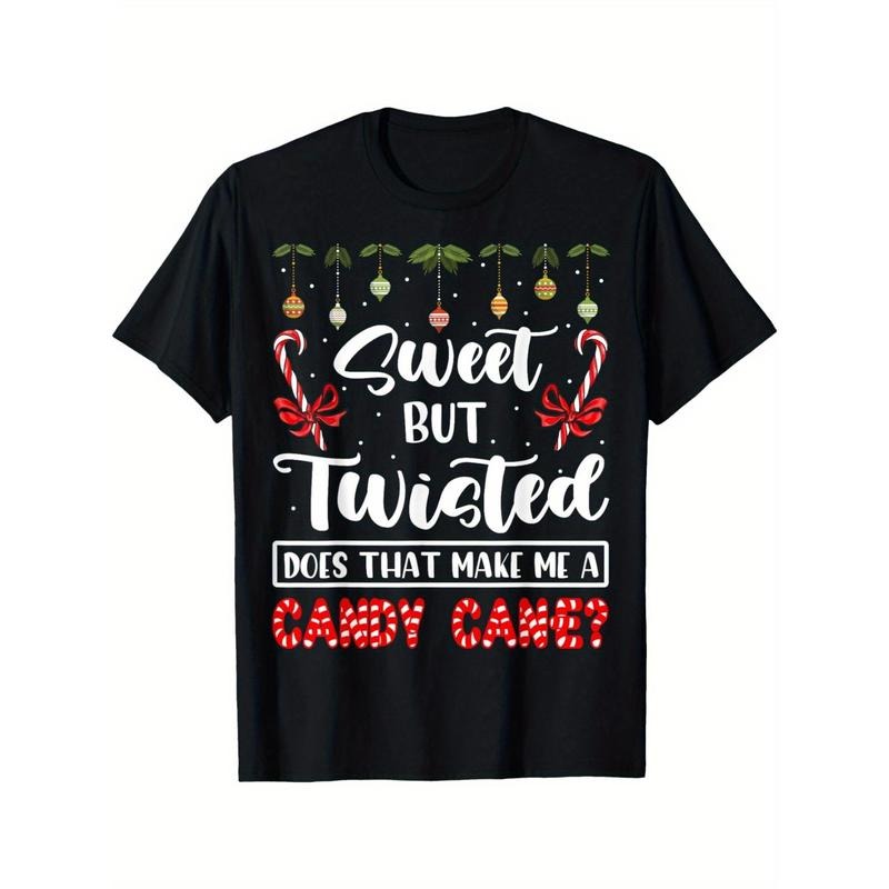 Sweet but twisted, this makes me a candy cane Christmas men's t-shirt made in usa Hoodie, Sweatshirt | GrindPrints.com