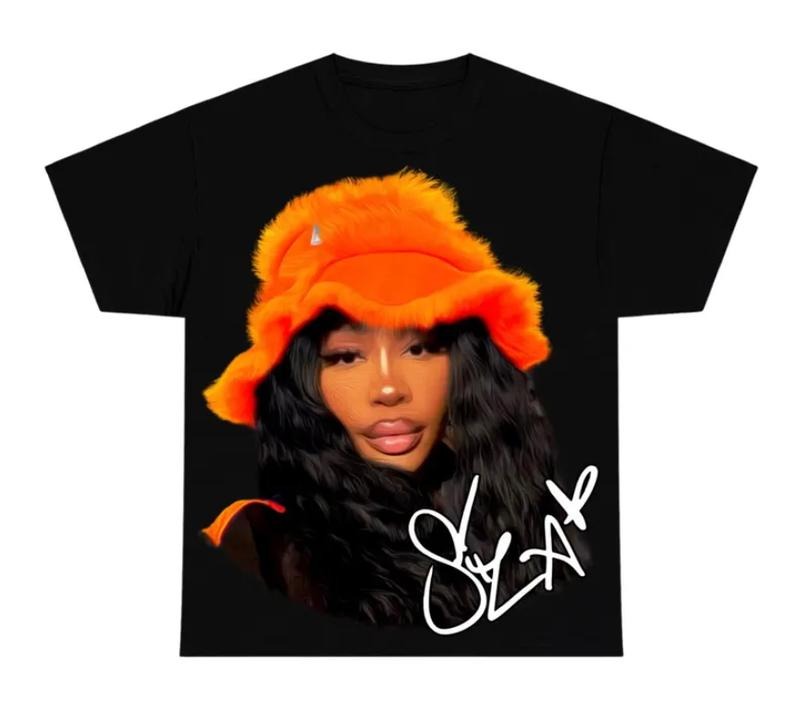 Sza Orange  t shirt pop music shirt Classic Cotton Hoodie, Sweatshirt | GrindPrints.com