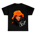 Sza Star Orange T-Shirt Fan Tee - Men's Classic Cotton T-Shirt Fabric Menswear Hoodie, Sweatshirt | GrindPrints.com