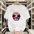 Edgy Red Lips & Lollipop Print Spiced Up Letters. Pure Cotton Comfy Street Lovers T-Shirts, Hoodie, Sweatshirt