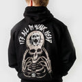 Men's All in Your Head Hoodie/T-Shirt - Cotton Fleece Pullover Sweatshirt | GrindPrints.com