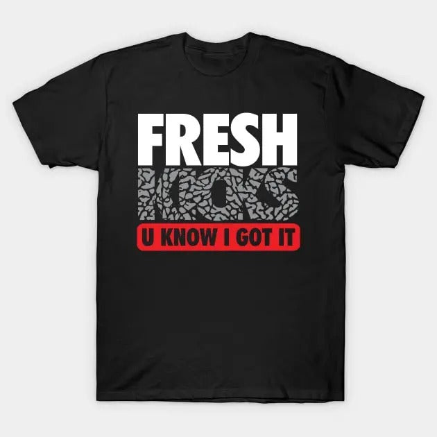 T Shirt Kobe Fresh Kicks U Know I Got It Cement Casual Cotton Hoodie, Sweatshirt | GrindPrints.com