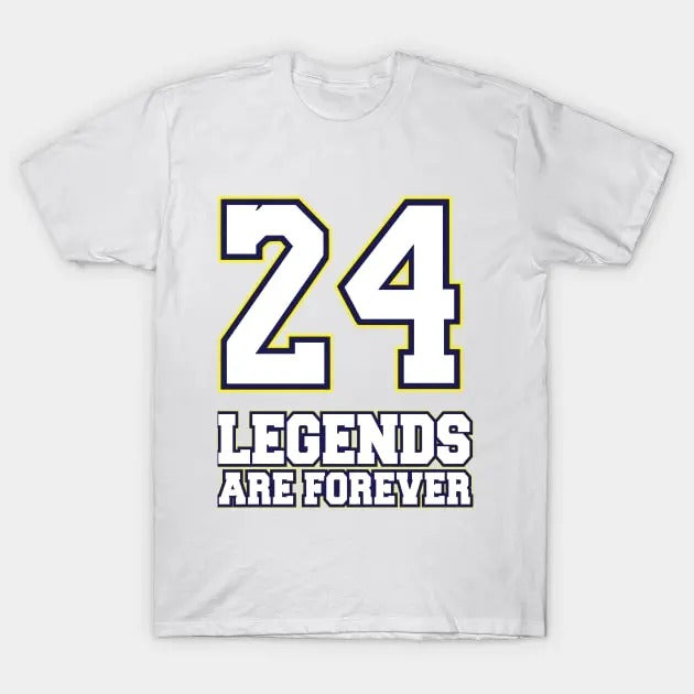 T Shirt Kobe Kobe Bryant 24 Casual Cotton Hoodie, Sweatshirt | GrindPrints.com
