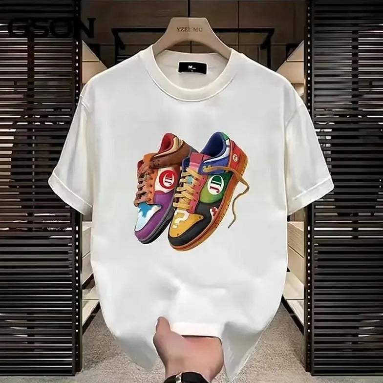 T-Shirt Recommendations, Stylish Summer Trends, The Most,Thick Cotton,Summer Holiday,Retro Fashion,Printed...