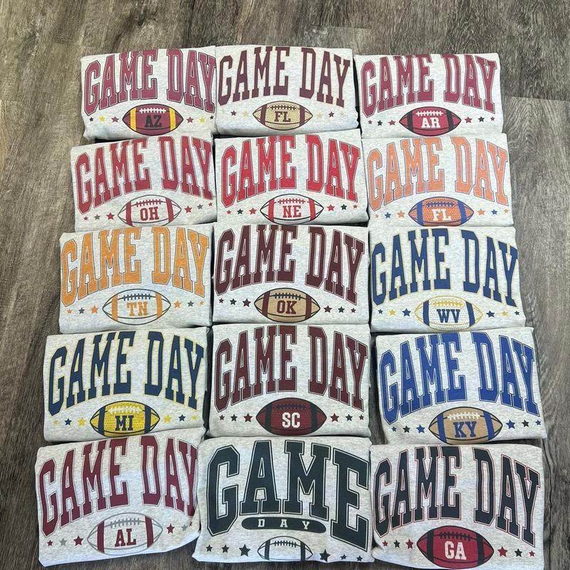 Game Day Sweatshirt/T-Shirt Hoodie | GrindPrints.com