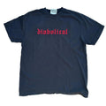 T-shirt Diabolical Embroidered Comfort Color TEE, Alt Fashion, Alternative Hoodie, Sweatshirt | GrindPrints.com