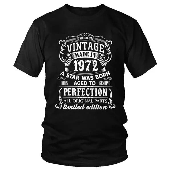 T-shirt Vintage 1972 Hoodie, Sweatshirt | GrindPrints.com