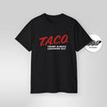 T.A.C.O. Parody Shirt – Trump Always Chickens Out – Retro DARE Style Meme Tee Hoodie, Sweatshirt | GrindPrints.com
