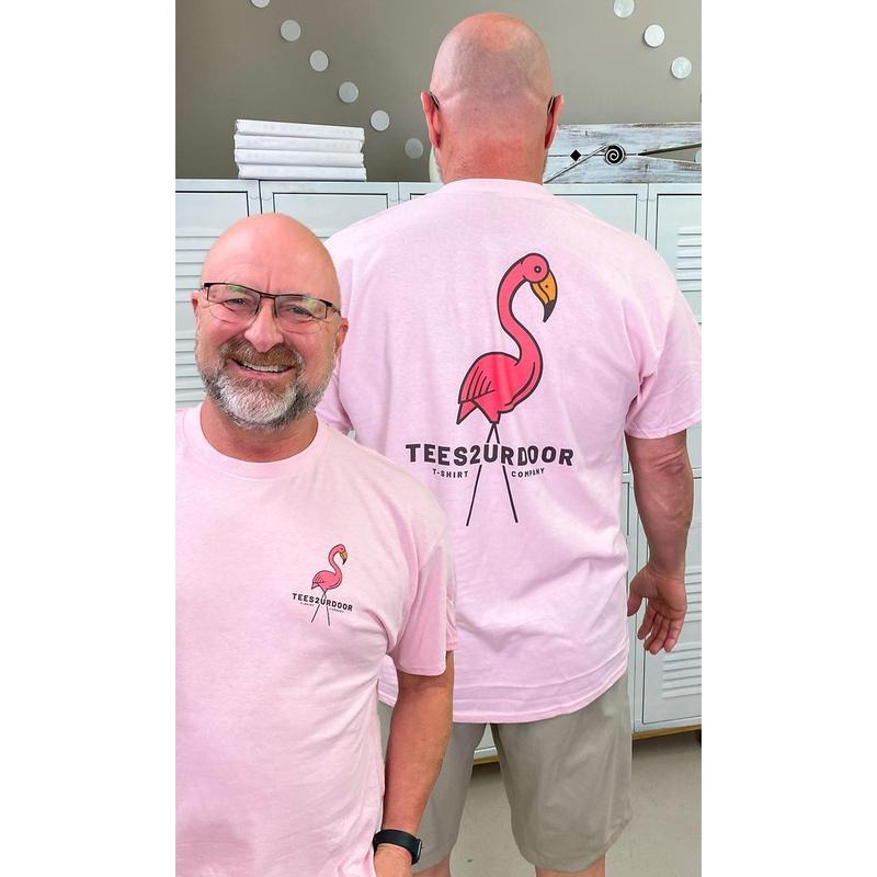 T2D Pink Flamingo Graphic T-Shirt Hoodie, Sweatshirt | GrindPrints.com