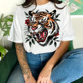 TATTOO STYLE TIGER DTF Transfers - THIS IS NOT A SHIRT Hoodie, Sweatshirt | GrindPrints.com