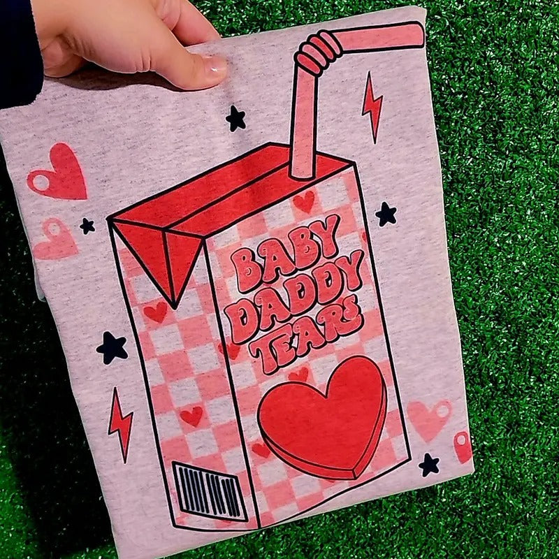 ( TEE SHIRT )Baby Daddy Tears TEE SHIRT - ASH GREY Hoodie, Sweatshirt | GrindPrints.com