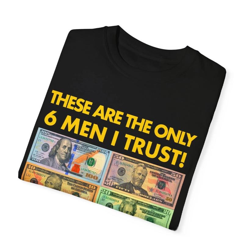 THE ONLY 6 MEN I TRUST Graphic Tees Y2k Clothing Print T-Shirt Unisex Top Streetwear Oversized Hoodie, Sweatshirt
