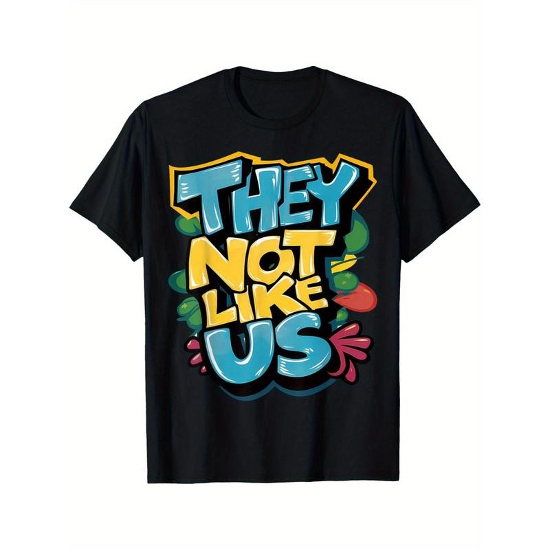 THEY NOT LIKE US SHIRT NOT LIKE US Comfortable Short Sleeve Cotton Crew Neck Casual Soft Summer Made Usastyle{N002}3 T-Shirts, Hoodie, Sweatshirt