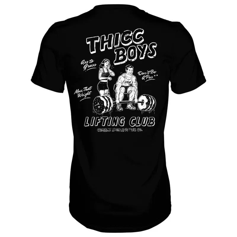 THICC BOYS WORKOUT CLUB MEN'S T-SHIRT Hoodie, Sweatshirt | GrindPrints.com