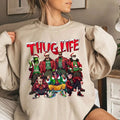 THUGLIFE Christmas Shirt, Christmas Movies Shirt, Xmas Graphic Tee Comfort Cotton Hoodie, Sweatshirt | GrindPrints.com