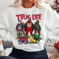 THUGLIFE Christmas Shirt, Christmas Movies Shirt, Xmas Graphic Tee Hoodie, Sweatshirt | GrindPrints.com