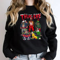 THUGLIFE Christmas Sweatshirt, Christmas Movies Shirt, Friends Gifts for Women Holiday Crewneck Xmas, Xmas Graphic Tee Hoodie