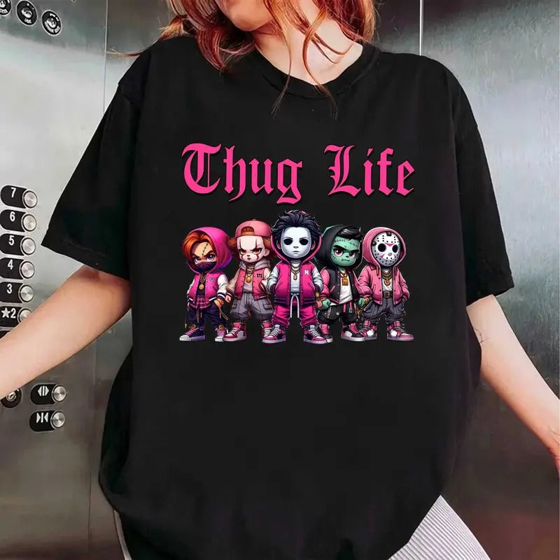 THUGLIFE Shirt, Hallowen Shirt,  Cute Fall Shirt, Spooky Season Hoodie, Sweatshirt | GrindPrints.com