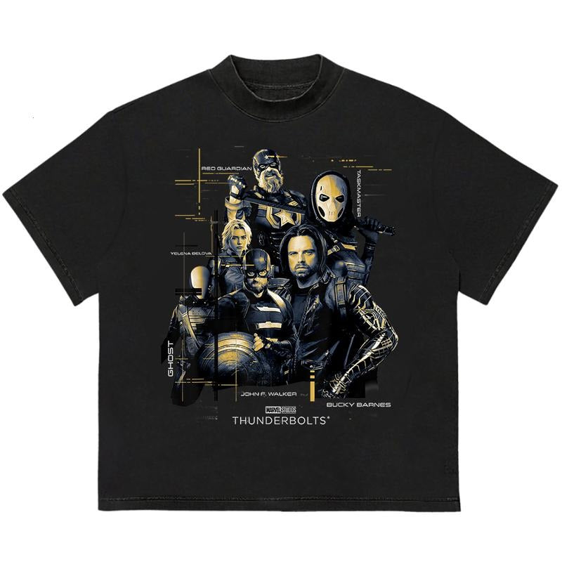 THunderBolt Bucky T-Shirt Perfect Everyday Tee Soft Cotton Fabric Unique Graphic Tee You Can Customize Hoodie, Sweatshirt