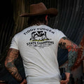 TIDDY TUGGER 1990 State Champions Vintage Men's T-Shirt 1-Side Unisex Cotton Tee Hoodie, Sweatshirt | GrindPrints.com