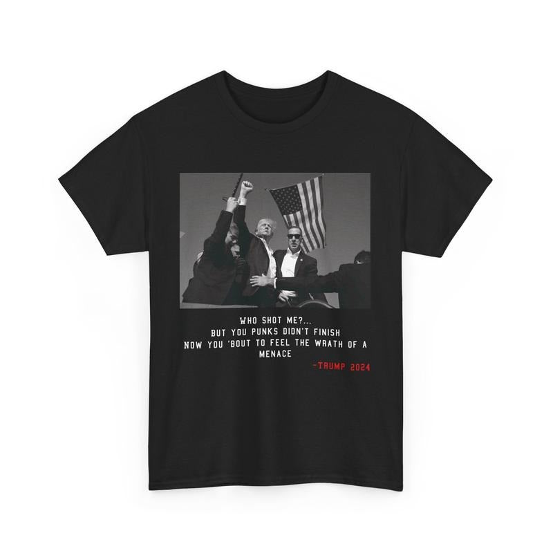 TRUMP - Rally Pennsylvania WHO SHOT ME? TEE Attempt  Shirt Hoodie, Sweatshirt | GrindPrints.com