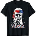 TRUMP Happy 4th Of July Trump American Flag T-Shirt made in usastyle{n002}2 Hoodie, Sweatshirt | GrindPrints.com