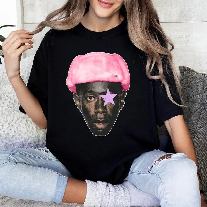 TYLER THE CREATOR Pink Oversized T-shirt Hoodie, Sweatshirt | GrindPrints.com