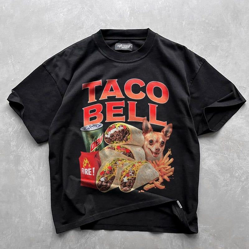 Taco Bell 90's Bootleg T-Shirt, Funny Gifts, Meme Shirt Hoodie, Sweatshirt | GrindPrints.com